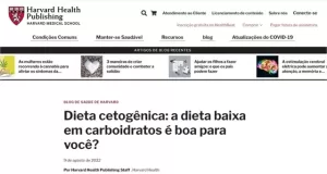 matéria de harvard sobre dieta cetogenica